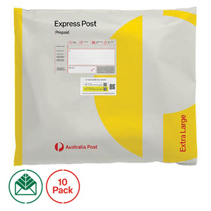 Express Post Prepaid Satchel Extra Large &ndash; 10 Pack product photo